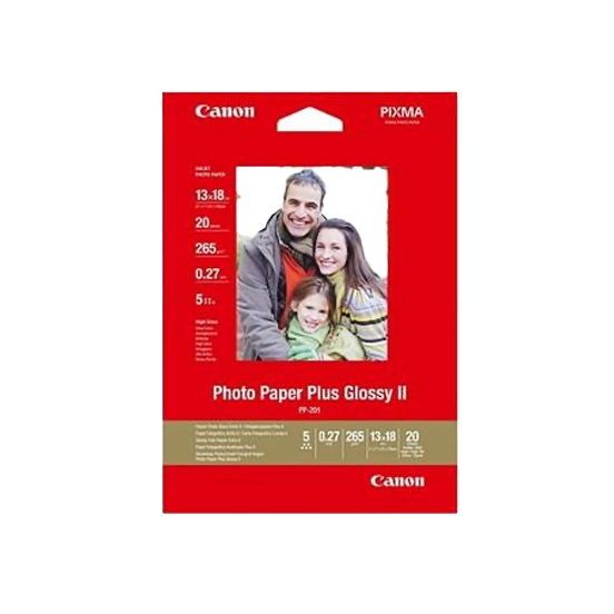 Canon papír PP-201 13x18 cm (5 x 7") 20 listů, 265g/m2, lesklý