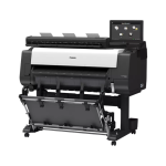 Canon imagePROGRAF TX-3310 – kompletní MFP sestava se samostatně účtovaným skenerem Z36 a RU-34, zadní pohled