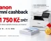 Canon zimní cashback 2026: až 1 750 Kč zpět včetně dobrovolného bonusu za recenzi. Na obrázku Canon i-SENSYS MF664Cdw.